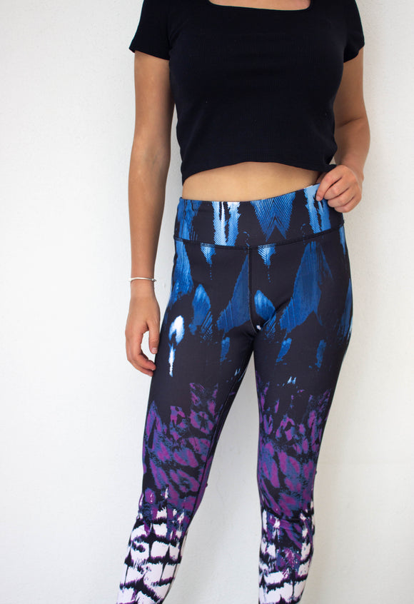 Yoga - pants Color azul y morado