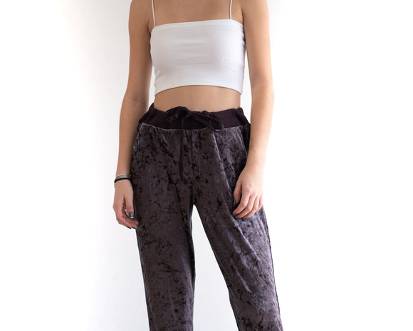 Yoga -  Joggers Terciopelo morado