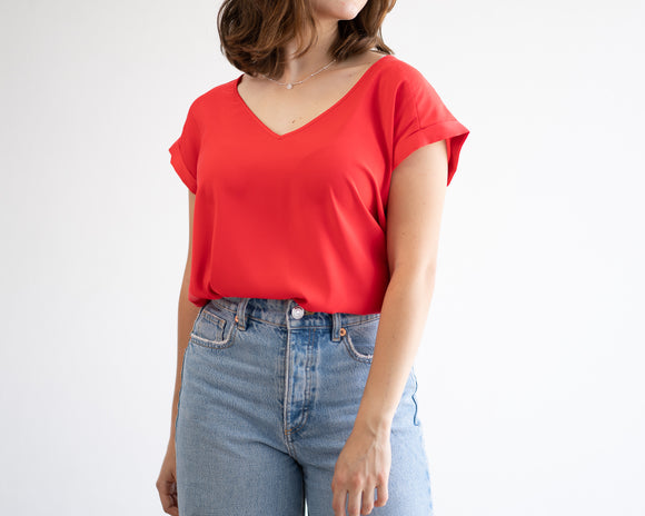 Blusa - Formal Rojo